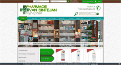 Desktop Screenshot of pharmacie-vansintejan.com
