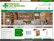 Tablet Screenshot of pharmacie-vansintejan.com